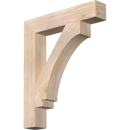 Ekena Millwork Imperial Block Smooth Bracket, Douglas Fir, 5 1/2"W x 32"D x 38"H BKT06X32X38IMP05SDF